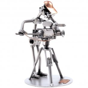 Metalfigur - Kameramand - TV-fotograf	