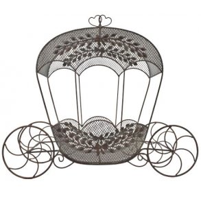 Karet - Askepot karet i metal - Dekorations karet