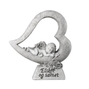 Kirkegrdspynt - Hjerte med tekst