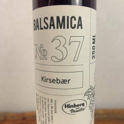 Hinberg and Vanilla - Balsamica No. 37 - Kirsebr - 250ml