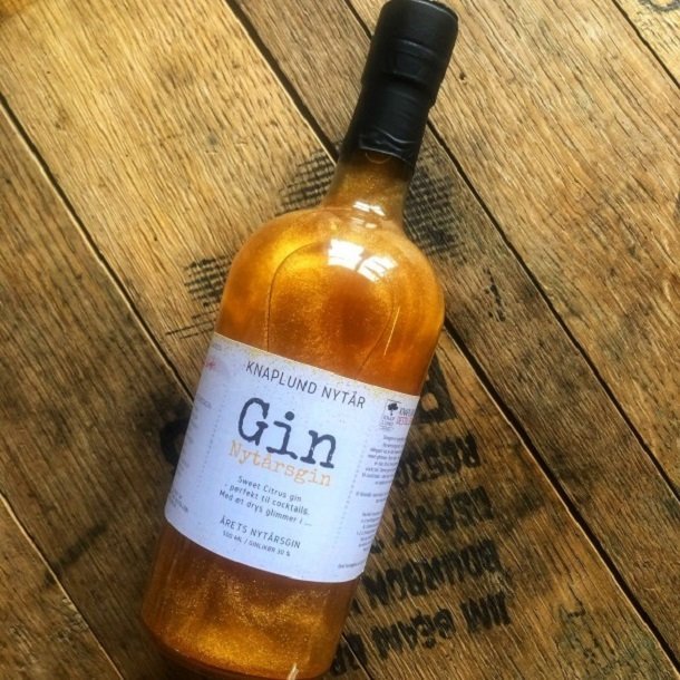 Knaplund - Nytrsgin Sweet citrus m/guldglimmer 