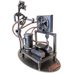 Metalfigur - Kletekniker - Klemontr