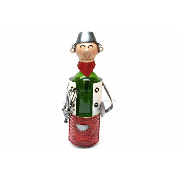 Metalfigur - Kok - Kkkenchef - Vinholder