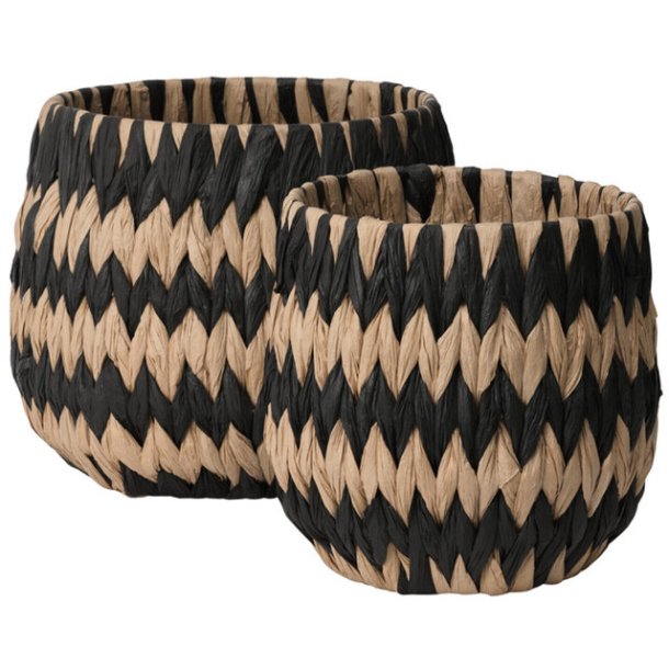 Kurvest - Kurve natur og sort st 2 stk. 