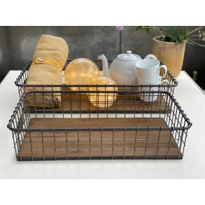 Kurvest - Metalkurve med trbund - St/2 stk.