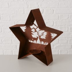 Lanterne - Stjerne lanterne i cortenstl,