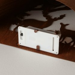 Lanterne med led lys - Rust metal