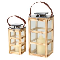 Lanterne st - 2 stk. - Tr lanterner