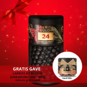 B�low julekalender og gratis gave