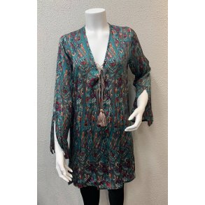 Linda Tunika - Flower - Turkis