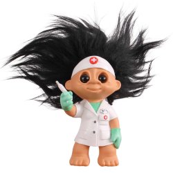 Gjl Trold - Lykketrold 9 cm - Sygeplejerske