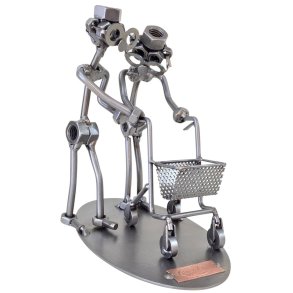 Metalfigur - Ergoterapeut - Social og Sundhedshjlper - Mand