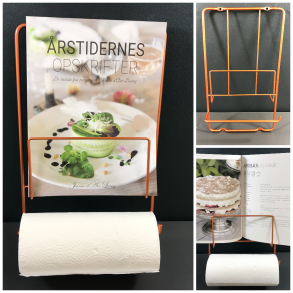 Magasin og kkkenrulle holder - Kobberfarvet