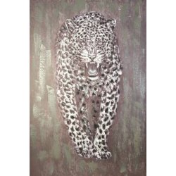 Maleri � Leopard � 80x120 cm