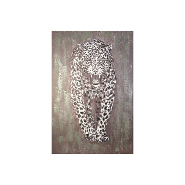 Maleri � Leopard � 80x120 cm