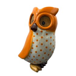 Dekorativ orange Dcuk figur til hjemmet 