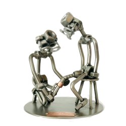 Metalfigur - Bandagist - Ortop�dist - Mand        