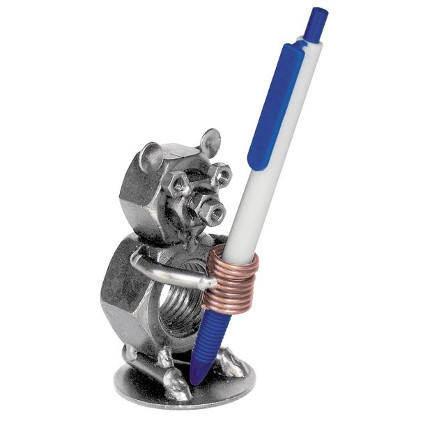 Metalfigur - Bjrne penholder