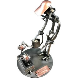 Metalfigur - Blomsterdekoratr - Gartner - Mand