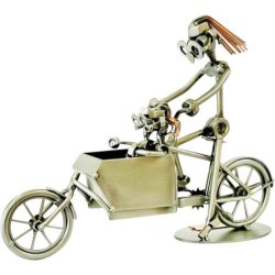 Metalfigur - Dagplejer - Ladcykel