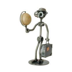 Metalfigur - Den rejselystne mand