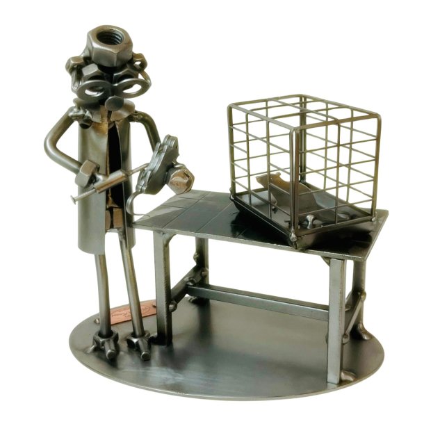 Metalfigur - Dyrepasser - Forsgsdyr dyrepasser