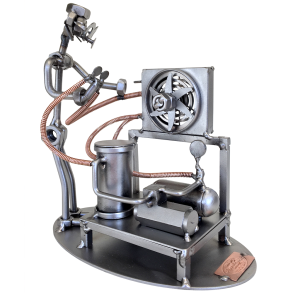 Metalfigur - Kletekniker - Klemontr