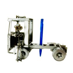 Metalfigur - Kvindelig Lastbilchauffr 