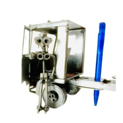 Metalfigur - Kvindelig Lastbilchauffr 