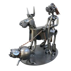 Metalfigur - Kvindelig landmand