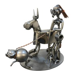 Metalfigur - Kvindelig landmand