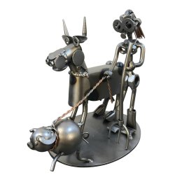 Metalfigur - Kvindelig landmand