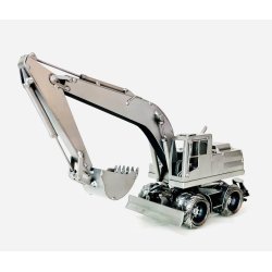 Metalfigur - Maskinfrer - Gravemaskine p hjul