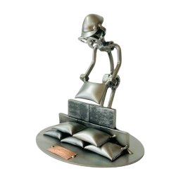 Metalfigur - Redningsspecialist - Beredskabsstyrelsen