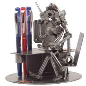 Metalfigur - Sex p kontor