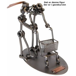 Gavekurv med metalfigur - SOSU - Ergoterapeut - Kvinde - Lkkerier