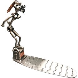 Metalfigur - Svmmer - Kvinde