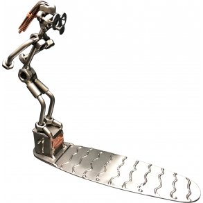 Metalfigur - Svmmer - Kvinde