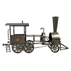 Metalfigur - Lokomotiv vinholder