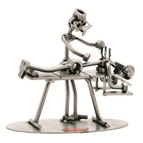 Metalfigur � Akupunkt�r | Perfekt gave til behandleren