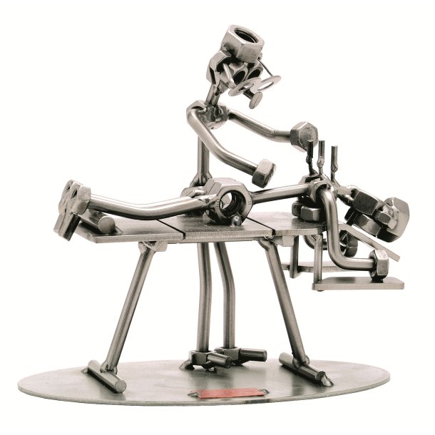 Metalfigur � Akupunkt�r | Perfekt gave til behandleren