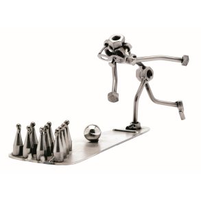 Metallfigur - Bowlingspelare