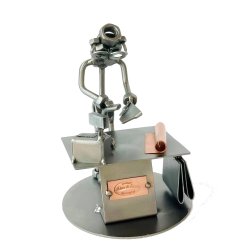 Metalfigur - Butiksassistent - Mandlig salgsassistent