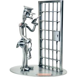 Metalfigur - Fngselsbetjent - Fngselsfunktionr