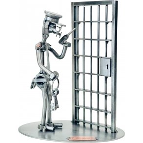 Metalfigur - Fngselsbetjent - Fngselsfunktionr