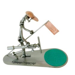 Metalfigur � Greenkeeper | Perfekt gave til golfbanens helt