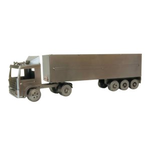 Metallfigur � Lastbil | Stor handgjord metallfigur till chauff�ren