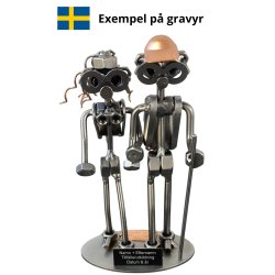 Metalfigur - Friluftsvejleder - Vandrer 