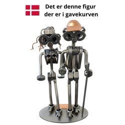 Gavekurv med metalfigur - Friluftsvejleder - Vandrer - L�kkerier
