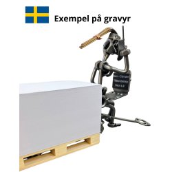 Metallfigur - Kvinna Lager- och logistikanst�lld - Spedit�r